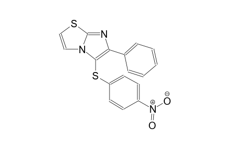 imidazo[2,1-b]thiazole, 5-[(4-nitrophenyl)thio]-6-phenyl-