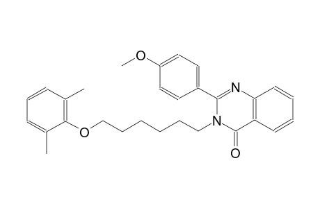 3-[6-(2,6-dimethylphenoxy)hexyl]-2-(4-methoxyphenyl)-4(3H)-quinazolinone