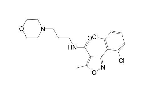 3-(2,6-dichlorophenyl)-5-methyl-N-[3-(4-morpholinyl)propyl]-4-isoxazolecarboxamide