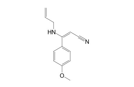 3-(Allylamino)-3-(4-methoxyphenyl)acrylonitrile
