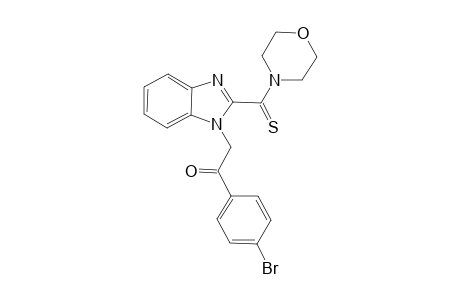 1-[2-(4-Bromophenyl)-2-oxoethyl]-2-[(morpholine-4-yl)-thioxomethyl]benzimidazole