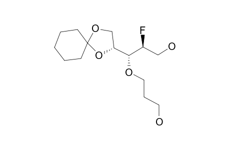 (2-S,3-R)-3-[(2-R)-1,4-DIOXASPIRO-[4.5]-DECANYL]-2-FLUORO-3-(2-HYDROXYPROPOXY)-PROPAN-1-OL