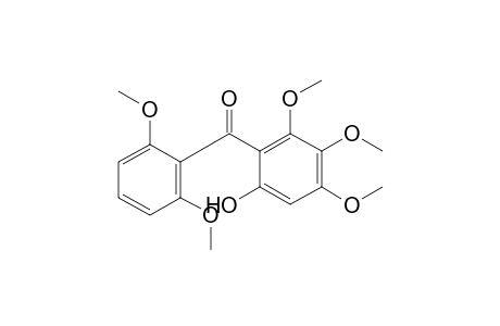 2-Hydroxy-2',4,5,6,6'-pentamethoxy-benzophenone