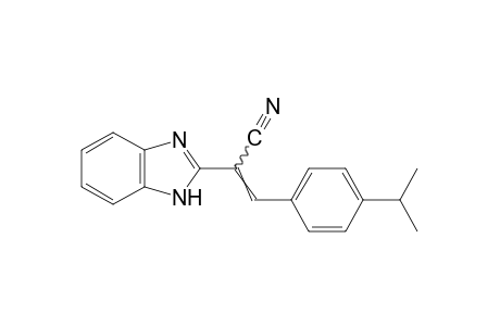 α-(p-isopropylbenzylidene)-2-benzimidazoleacetonitrile