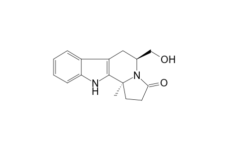 (5S,11bS)-5-Hydroxymethyl-10b-methylindolo[2,3-a]indolizidin-3-one