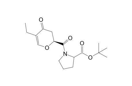 N-[2,3-Dihydro-5-ethyl-4-oxo-4H-pyran-2-oyl]-(S)-proline - t-butyl ester