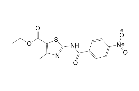 5-thiazolecarboxylic acid, 4-methyl-2-[(4-nitrobenzoyl)amino]-, ethylester