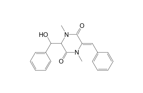 2,5-Piperazinedione, 3-(hydroxyphenylmethyl)-1,4-dimethyl-6-(phenylmethylene)-, [R*,R*-(Z)]-(.+-.)-