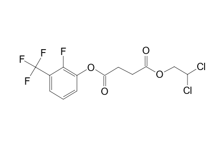 Succinic acid, 2,2-dichloroethyl 2-fluoro-3-(trifluoromethyl)phenyl ester