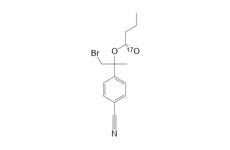 BUTANOIC-ACID-2-BROMO-1-(4-CYANOPHENYL)-1-METHYLETHYLESTER