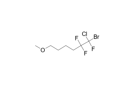 1,2,2-TRIFLUORO-1-BROMO-1-CHLORO-6-METHOXYHEXANE