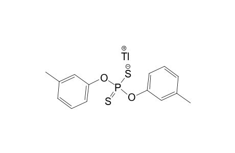 bis(3-methylphenoxy)phosphinothioylsulfanylthallium