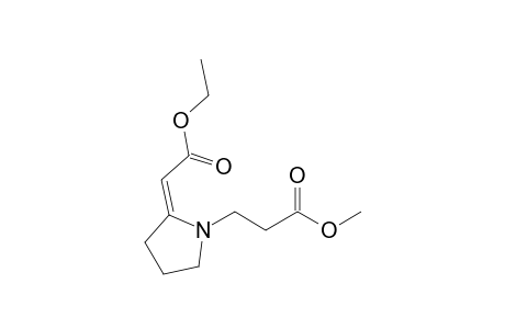 Methyl 3-{2'-[2''-ethoxy-2"-oxoethylidene]pyrrolidin-1'-yl}-propanoate