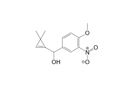 (3,3-Dimethylcycloprop-1-en-1-yl)(4-methoxy-3-nitrophenyl)methanol