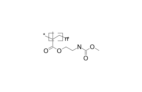 Poly[1-methyl-1-(methoxycarbonyliminoethyleneoxycarbonyl)ethylene]