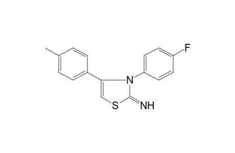 3-(4-Fluorophenyl)-4-(4-methylphenyl)-1,3-thiazol-2(3H)-imine