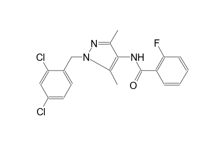 N-[1-(2,4-dichlorobenzyl)-3,5-dimethyl-1H-pyrazol-4-yl]-2-fluorobenzamide