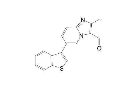 6-(1-Benzothien-3-yl)-2-methylimidazo[1,2-a]pyridine-3-carbaldehyde
