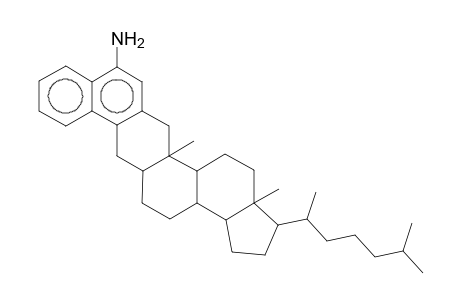 Cholest-2-eno[2,3-c]naphthalene, 1'-amino-