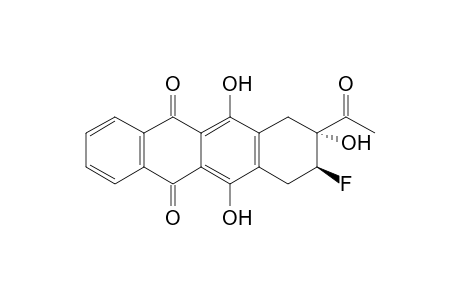 (2R,3S)-2-Acetyl-2,5,12-trihydroxy-3-fluoro-1,2,3,4-tetrahydro-naphthacene-6,11-dione