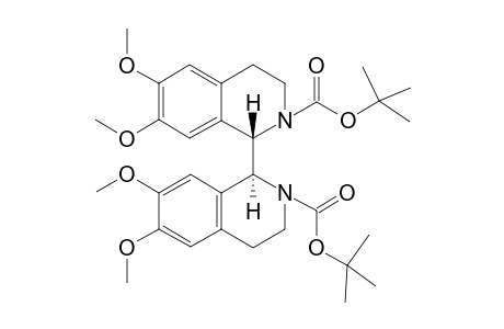 rac-2,2'-Di(tert-butoxycarbonyl)-6,6',7,7'-tetramethoxy-1,1',2,2',3,3',4,4',octahydro-1,1'bisisoquinoline