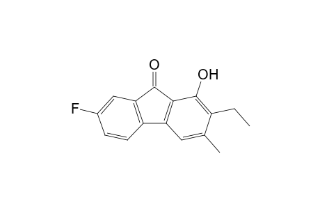 7-Fluoro-2-ethyl-1-hydroxy-3-methyl-9H-fluoren-9-one