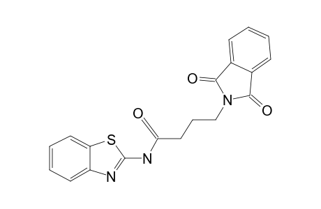 N-Benzothiazol-2-yl-4-(1,3-dioxo-1,3-dihydro-isoindol-2-yl)-butyramide