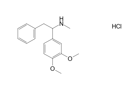 1-(3,4-dimethoxyphenyl)-N-methyl-2-phenylethylamine, hydrochloride