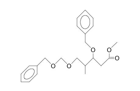 3-Benzyloxy-5-(benzyloxy-methoxy)-4-methyl-pentanoic acid, methyl ester