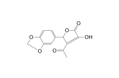 2(5H)-furanone, 4-acetyl-5-(1,3-benzodioxol-5-yl)-3-hydroxy-