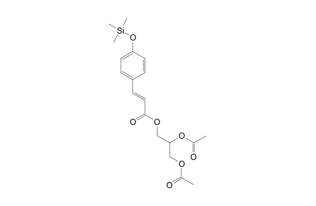 Glycerol <1,2-diacetyl-3-p-coumaroyl->, mono-TMS