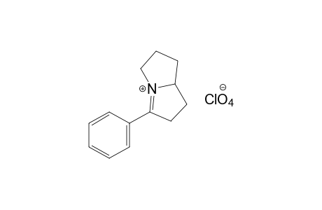 1,2,5,6,7,7a-hexahydro-3-phenylpyrrolizinium perchlorate