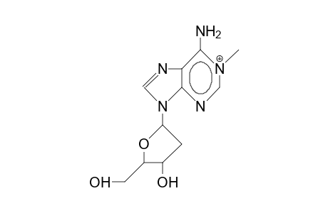 1-Methyl-2'-deoxy-adenosine cation