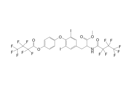 L-Tyrosine, O-[4-(2,2,3,3,4,4,4-heptafluoro-1-oxobutoxy)phenyl]-N-(2,2,3,3,4,4,4- heptafluoro-1-oxobutyl)-3,5-diiodo-, methyl ester