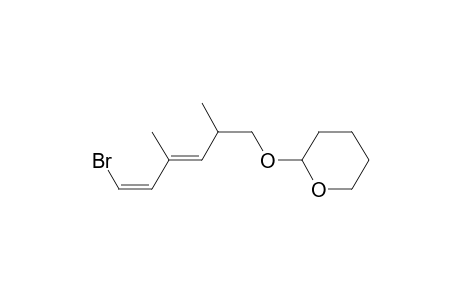 2-[(3E,5Z)-6-bromanyl-2,4-dimethyl-hexa-3,5-dienoxy]oxane