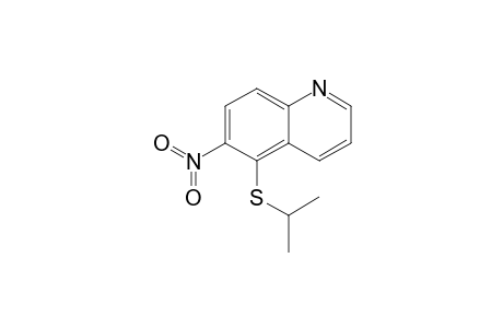 6-Nitro-5-(propan-2-ylthio)quinoline