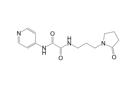 ethanediamide, N~1~-[3-(2-oxo-1-pyrrolidinyl)propyl]-N~2~-(4-pyridinyl)-
