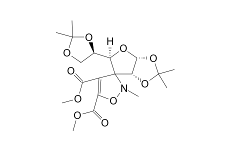 Spiro[5-(2,2-Dimethyl-1,3-dioxalodin-4-yl)-2,3-(isopropylidenedioxy)tetrahydrofuran-4-3'-2'-methyl-4',5'-bis(methoxycarbonyl)isooxazolidine]