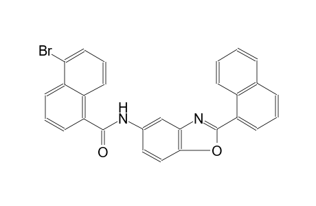 5-bromo-N-[2-(1-naphthyl)-1,3-benzoxazol-5-yl]-1-naphthamide