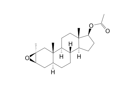 2b,3-Epoxy-2-methyl-5a-androstan-17b-yl acetate
