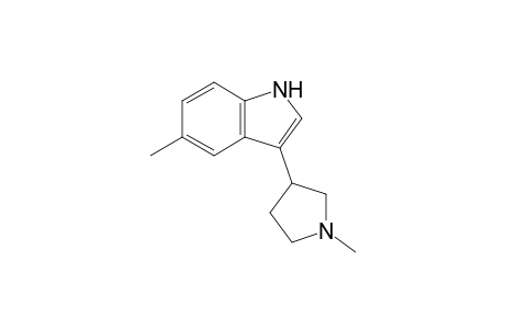 5-Methyl-3-(1-methyl-3-pyrrolidinyl)-1H-indole
