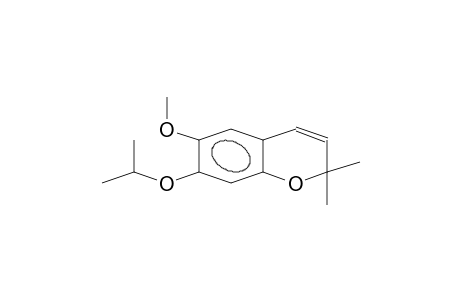 7-Isopropyloxy-6-methoxy-2,2-dimethyl-2H-chromene
