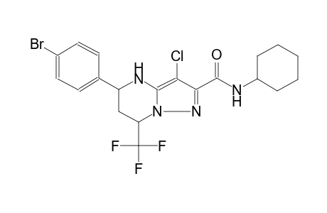 5-(4-bromophenyl)-3-chloro-N-cyclohexyl-7-(trifluoromethyl)-4,5,6,7-tetrahydropyrazolo[1,5-a]pyrimidine-2-carboxamide