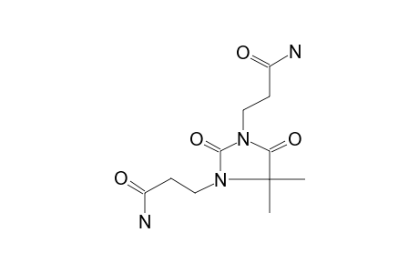 1,3-bis(2-Carbamoylethyl)-4,4-dimethyl-2,5-dioxoimidazolidine