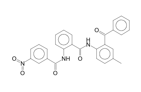 N-(2-Benzoyl-4-methylphenyl)-2-[(3-nitrobenzoyl)amino]benzamide