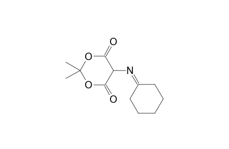 5-(Cyclohexylideneamino)-2,2-dimethyl-1,3-dioxan-4,6-dione