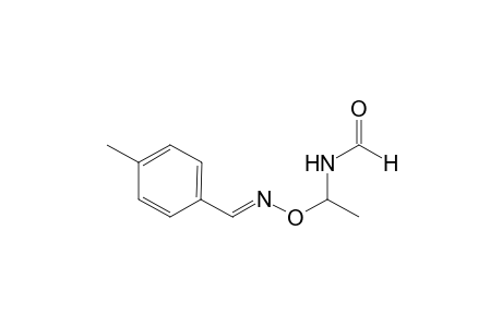 (E)-O-1-(N-Formamino-1-yl)ethyl-4-methylbenzaldehyde oxime