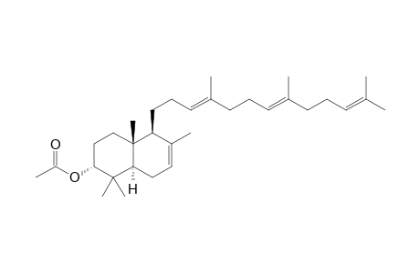 polypoda-7(8),13,17,21-tetraen-3alpha-acetate