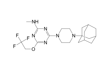 [4-(4-Adamantan-1-yl-piperazin-1-yl)-6-(2,2,2-trifluoro-ethoxy)-[1,3,5]triazin-2-yl]-methyl-amine