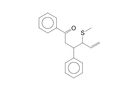 4-Methylsulfanyl-1,3-diphenylhex-5-en-1-one
